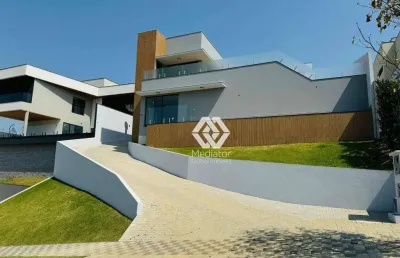 Casa com 5 dormitórios à venda, 450 m² por r$ 4.900.000 - condomínio reserva do paratehy - são josé dos campos/sp