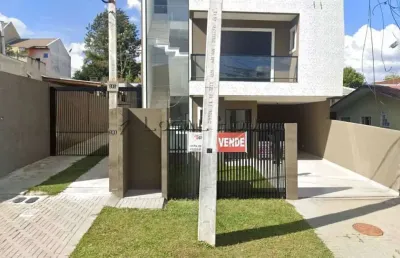 Sobrado à venda em curitiba, xaxim, com 3 quartos, 130m²