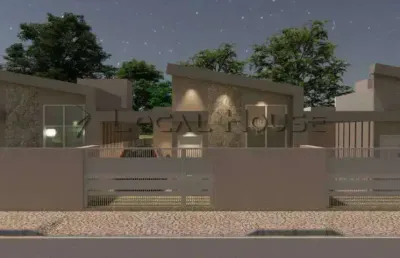 Casa própria em condomínio fechado na fazenda rio grande - 60m²
