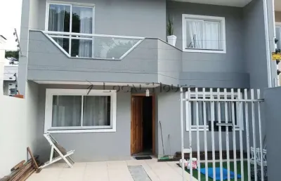 Sobrado à venda em curitiba, boqueirão, com 3 quartos, 120m²