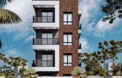 Apartamento garden à venda em curitiba, novo mundo, com 1 quarto, 36,14m²