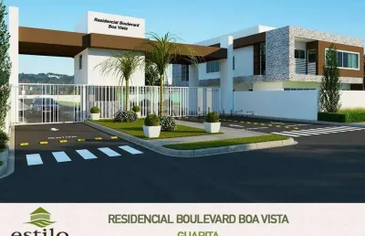 Residencial boulevard terreno condominio fechado no santa candida