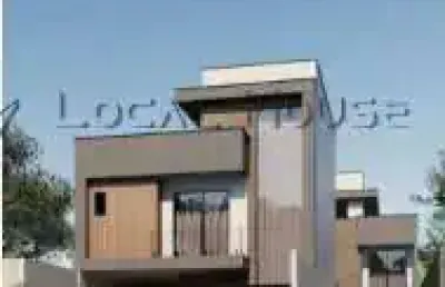 Sobrado à venda em curitiba, jardim das américas, com 3 quartos, 187m²