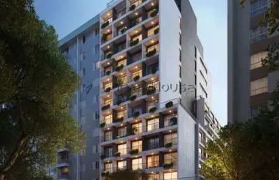 Apartamento com 1 quarto à venda na rua atílio bório, 144, cristo rei, curitiba, 28 m2 por r$ 323.400