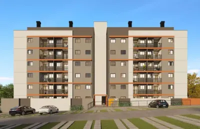 Apartamento à venda em curitiba, cidade industrial, com 3 quartos, 62,1m²