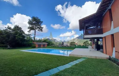 Casa 5 quartos alto padrão, piscina, alto, teresópolis/ rj