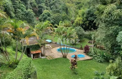 Chácara com 5790 m², 7 suites, lago, piscina natural, albuquerque, teresópolis,  rj