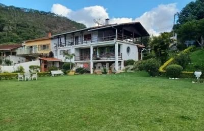 Casa 5 quartos (3 suites), terreno c/ 1600 m2, piscina, jardim cascata, teresópolis