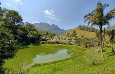 Sítio 70.000 m2, 5 quartos, lagos, nascentes, 6 baias - córrego das pedras, teresópolis, rj