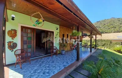 Casa 5 quartos com quintal e piscina, albuquerque, teresópolis
