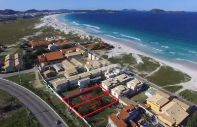 Terreno 510 m2 à venda - praia das dunas, (foguete) cabo frio