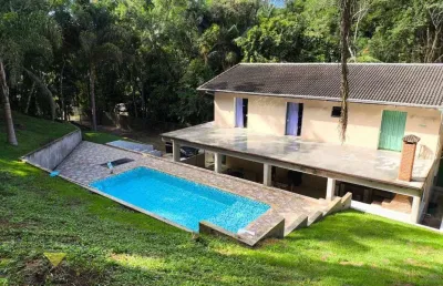 Chácara com 4 dormitórios para alugar, 2000 m² por r$ 6.000,00/mês - biritiba ussu - mogi das cruzes/sp