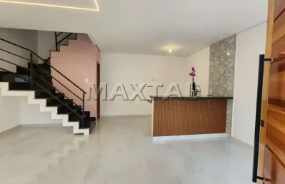 Sobrado à venda no parque vitória 110 m², 3 suítes e ambientes integrados