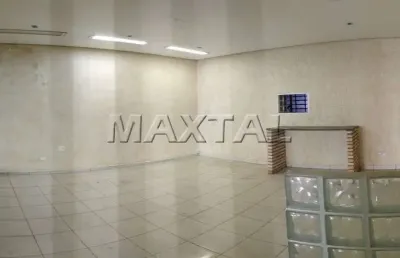 Casa comercial com terraço na frente, 5 salas, 1 cozinha, edícula, 180m² no jardim são paulo