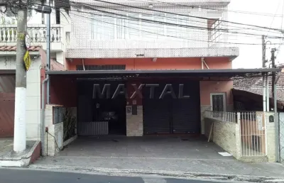 Sobrado residencial ou comercial 295m² 3 dormitórios sala, cozinha, 2 banheiros, e com loja de 90m².