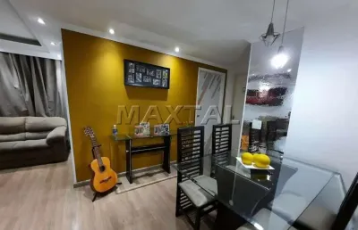 Apartamento com 58m², 2 quartos, 2 banheiros, 2 salas, 1 vaga de garagem, próximo ao metrô tucuruvi.