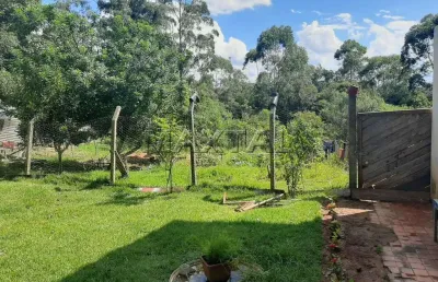 Terreno com 1.500m², possui 2 casas no terreno, poço artesiano, pomar.