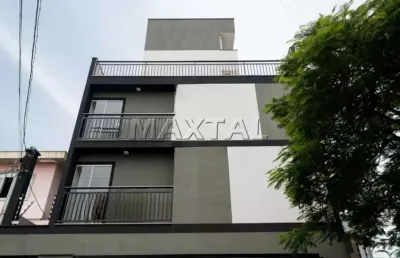 Apartamento com 2 quartos, 1 sala, cozinha americana e lavanderia com 43m², na vila mazzei.