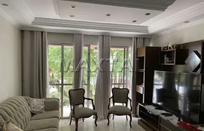 Apartamento 102m² à venda jardim são paulo, 3 dormitórios, sala com varanda e 1 vaga.