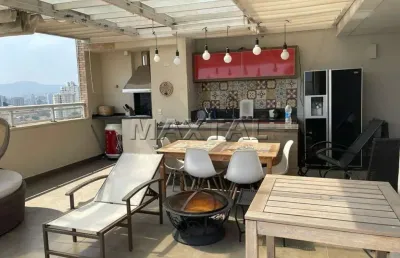 Cobertura à venda em santana, com 3 dormitórios, sendo 2 suítes e 3 vagas de garagem.