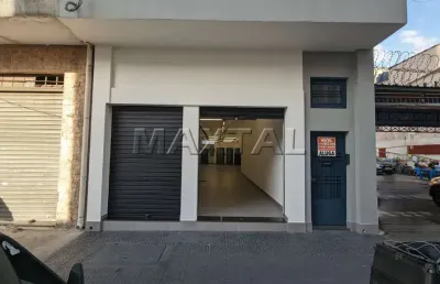 Loja nova para locação no bairro da luz com 165m², na região da rua das noivas e bom retiro.