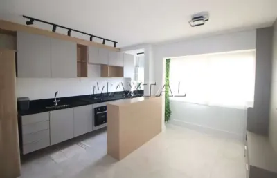 Apartamento 40m²  à venda na vila pauliceia. com 2 quartos, sala com varanda, 1 banheiro e 1 vaga.