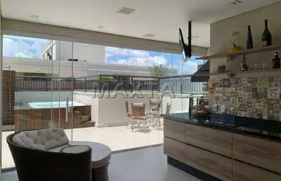 Cobertura duplex 240m² para alugar no tremembé, 3 dormitórios, 6 banheiros, 1 jacuzzi e 2 vagas.