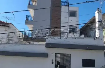 Apartamento para venda, com 2 dormitórios, 1 banheiro, 40m², novo na vila mazzei