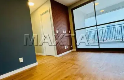 Apartamento para locação de 56m² com 2 quartos, sendo uma suíte, e uma vaga, no ipiranga.