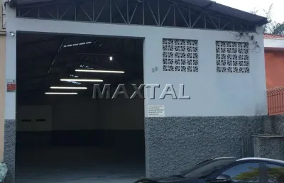 Galpão comercial com 2 banheiros, 5 metros de pé direito, reformado, 200m² - mandaqui.