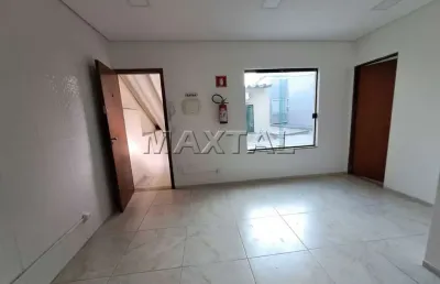 Sala comercial com 2 ambientes, 30m², toalete, toda em piso frio, no jardim frança.
