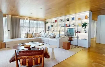 Apartamento de 232 m² à venda, em construção, com sacada gourmet, 4 suítes e 3 vagas, no ibirapuera.