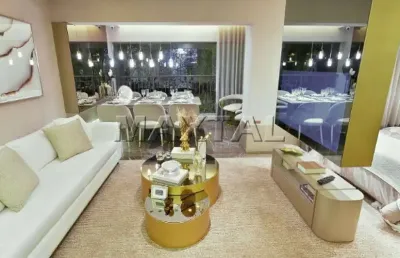 Studio de 45 m² mobiliado à venda, com 1 dormitório, localizado no planalto paulista.
