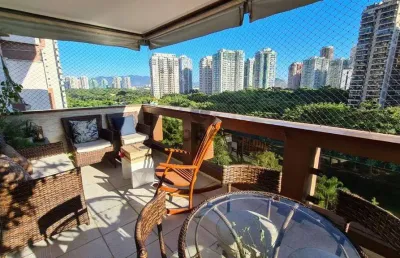 Apartamento com 3 quartos à venda na avenida lúcio costa, barra da tijuca, rio de janeiro, 127 m2 por r$ 1.795.000