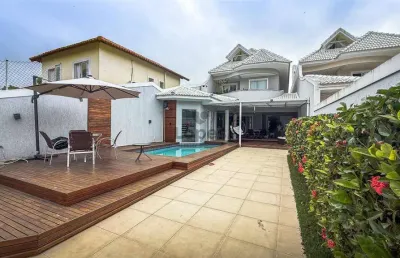 Casa em condomínio fechado com 7 quartos à venda na rua jerson pompeu pinheiro, barra da tijuca, rio de janeiro, 373 m2 por r$ 3.400.000