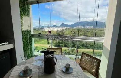 Flat com 2 quartos à venda na avenida ator josé wilker, jacarepaguá, rio de janeiro, 78 m2 por r$ 1.100.000