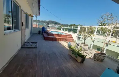 Cobertura com 3 quartos à venda na estrada da barra da tijuca, barra da tijuca, rio de janeiro, 196 m2 por r$ 2.350.000