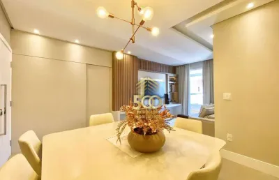 Apartamento com 2 dormitórios à venda, 94 m² por r$ 1.100.000,00 - campinas - são josé/sc