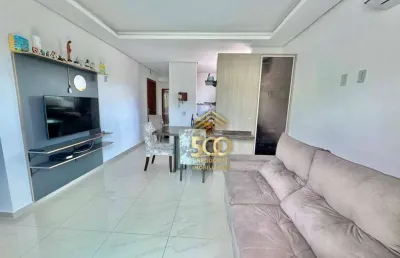 Apartamento com 2 dormitórios à venda, 61 m² por r$ 300.000,00 - ipiranga - são josé/sc