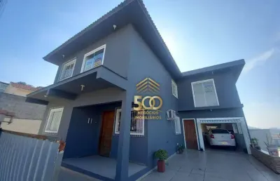 Casa à venda, 250 m² por r$ 620.000,00 - fundos - biguaçu/sc