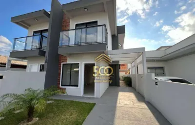 Sobrado com 2 dormitórios à venda, 99 m² por r$ 550.000,00 - forquilhas - são josé/sc