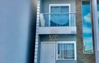 Sobrado com 2 dormitórios à venda, 72 m² por r$ 430.000,00 - alto aririu - palhoça/sc