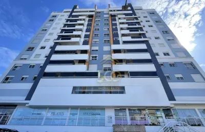 Apartamento com 02 dormitórios, 79m², à venda por r$728.000 - barreiros - são josé/sc