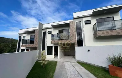 Sobrado com 3 dormitórios à venda, 124 m² por r$ 585.000,00 - potecas - são josé/sc