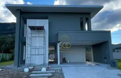 Casa com 4 dormitórios à venda, 300 m² por r$ 3.500.000 -  reserva da pedra- pedra branca - palhoça/sc