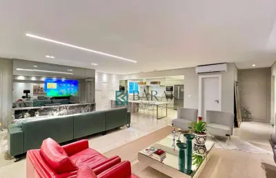 Apartamento semi-mobiliado com 4 suítes para alugar, 248 m² - zona 01 - maringá/pr