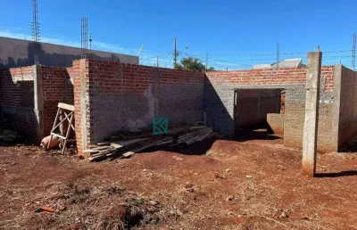 Direitos casa em construção com projeto de 3 dormitórios à venda, 170m² por r$ 189.000 - jardim paulista iii - maringá/pr