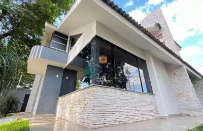 Sobrado com 3 suítes + 1 quarto à venda, 330 m² por r$ 1.800.000 - zona 03 - maringá/pr
