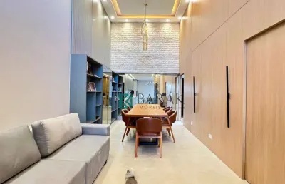 Casa mobiliada com1 suíte + 2 quartos à venda, 130 m² por r$ 1.350.000 - jardim espanha - maringá/pr