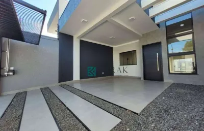 Casa com 3 dormitórios à venda, 112 m² por r$ 680.000,00 - jardim pinheiros ii - maringá/pr